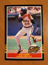 1985 Donruss Highlights #31 Rod Carew