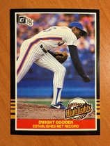 1985 Donruss Highlights #32 Dwight Gooden
