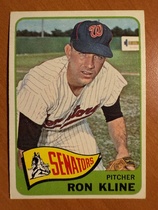 1965 Topps Base Set #56 Ron Kline