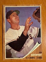 1962 Topps Base Set #9 Jim Davenport
