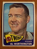1965 Topps Base Set #216 Al Worthington