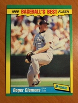1988 Fleer Baseballs Best Sluggers vs. Pitchers #9 Roger Clemens