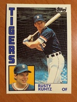 1984 Topps Traded #66 Rusty Kuntz