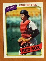 1980 Topps Base Set #40 Carlton Fisk