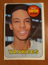 1969 Topps Base Set #608 Dick Simpson