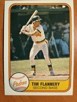 1981 Fleer Base Set #493 Tim Flannery