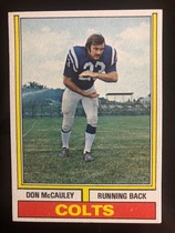 1974 Topps Base Set #43 Don McCauley
