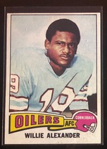 1975 Topps Base Set #139 Willie Alexander