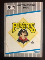 1989 Fleer Box Bottom Cards #23 Pirates Team Logo