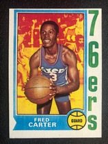 1974 Topps Base Set #75 Fred Carter