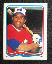 1985 Fleer Star Stickers #58 Tim Raines