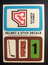 1978 Topps Team Inserts #1 Atlanta Flames