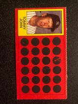 1981 Topps Scratchoffs #52 Tommy John