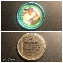 1971 Topps Coins Inserts #67 Bud Harrelson