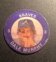 1984 Seven-Eleven Coins #C3 Dale Murphy