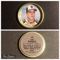 1988 Topps Coins #24 Cal Ripken Jr.