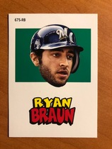 2012 Topps Archives Stickers #RB Ryan Braun