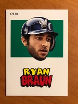 2012 Topps Archives Stickers #67S-RB Ryan Braun