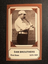 1975 Fleer Pioneers #6 Dan Brouthers
