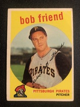 1959 Topps Base Set #460 Bob Friend