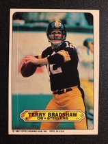 1983 Topps Sticker Inserts #5 Terry Bradshaw