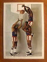 1971 Team Issue Harlem Globetrotters Cocoa Puffs #10 Curly Neal|Geese Ausbie|Meadowlark Lemon