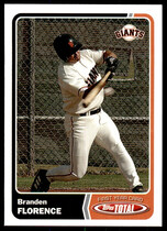 2003 Topps Total #930 Branden Florence