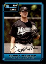 2006 Bowman Draft Draft Picks #DP39 Corey Madden