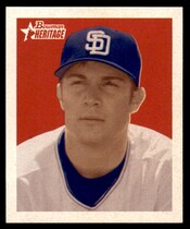2006 Bowman Heritage Mini Draft Pick Variations #BHP95 Chad Huffman