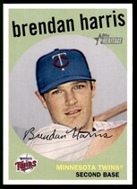 2008 Topps Heritage Black Back #61 Brendan Harris