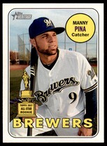 2018 Topps Heritage #344 Manny Pina