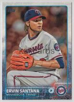 2015 Topps Base Set Series 2 #415 Ervin Santana