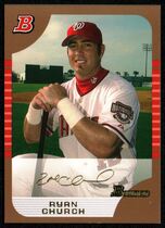 2005 Bowman Draft Gold #BDP26 Ryan Church