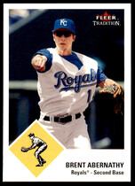 2003 Fleer Tradition Update #U161 Brent Abernathy