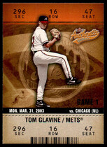 2003 Fleer Authentix #2 Tom Glavine
