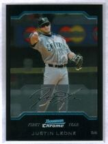 2004 Bowman Chrome Draft #BDP24 Justin Leone