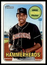 2018 Topps Heritage Minor League #91 Jorge Guzman