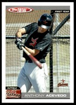 2004 Topps Total #832 Anthony Acevedo