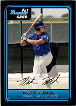 2006 Bowman Prospects #B94 Nate Gold