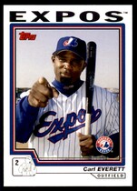2004 Topps Base Set Series 2 #566 Carl Everett