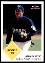 2003 Fleer Tradition Update #U309 Bernie Castro