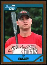 2007 Bowman Draft Draft Picks Gold #BDPP6 Ed Easley