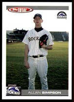 2004 Topps Total #685 Allan Simpson