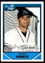 2007 Bowman Draft Draft Picks #BDPP13 Nicholas Barnese