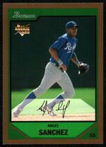 2007 Bowman Draft Gold #BDP48 Angel Sanchez