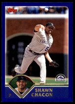 2003 Topps Base Set #248 Shawn Chacon