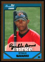 2007 Bowman Draft Draft Picks Gold #BDPP41 Reynaldo Navarro