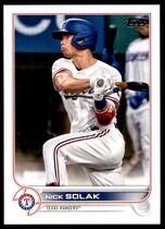 2022 Topps Base Set #172 Nick Solak