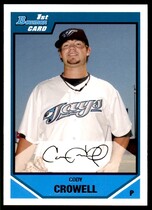 2007 Bowman Draft Draft Picks #BDPP1 Cody Crowell