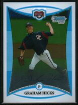 2008 Bowman Chrome Draft Prospects #BDPP32 Graham Hicks